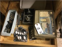 Contents of drawers and wood shop items