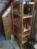 lodge style display rack