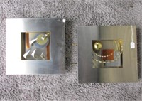 CURTIS JERE ARTISAN HOUSE STAINLESS WALL SCULPTURE
