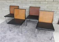 4 LANE CANE BACK DINING CHAIRS