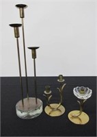 3 GUNNAR ANDER CANDLE HOLDERS