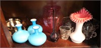 Assorted art glass