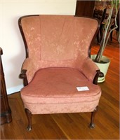 Vintage upholstered arm chair