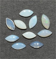 10 Genuine Opals Gemstones