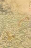 Zhou Xun 1649-1729 Chinese Watercolour on Paper FR