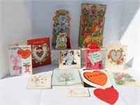 Victorian  Antique Embossed Valentine Card Pop Up