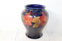 Moorcroft Signed Pomegranate Blue Cobalt Vase