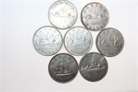 Canada 1949 - 1963 Silver  Dollars