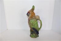 Antique Majolica Parrot Absinthe Decanter France