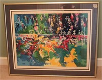 Ascot Finish - Serigraph by Neiman