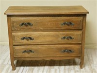 French Country Oak Commode.