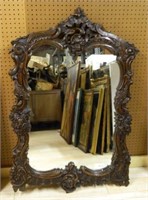 Beautifully Carved Rococo Wall Mirror.