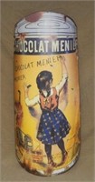 Chocolat Menier Metal French Advertising Sign.