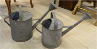 Galvanized Watering Cans. 2 pc.