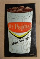 Vintage Movie Theater Snack Bar Dr. Pepper Sign.