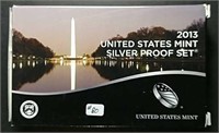 2013  US. Mint Silver Proof set