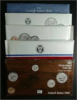 1985, 87, 88, 89 & 91  US. Mint sets