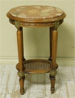 Louis XVI Style Oak Occasional Table.