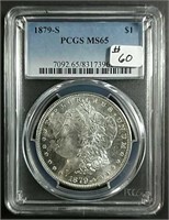 1879-S  Morgan Dollar  PCGS MS-65