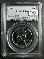 1959  Franklin Half Dollar  PCGS PR-66