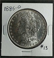 1885-O  Morgan Dollar  BU