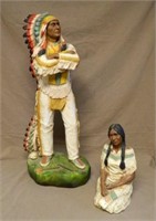 Universal Statuary Native American Figures.