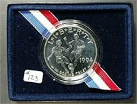 1994  US. World Cup Unc. Silver Dollar