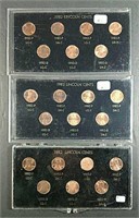 3 sets  1982  7 Variety Lincoln Cents