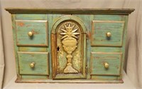 French Tabernacle with Sacristy Linen Drawers.