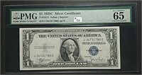 1935-C  $1 Silver Certificate  PMG Gem Unc 65