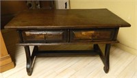 Early Spanish Rustic Stand or Low Table.