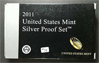 2011  US. Mint Silver Proof set
