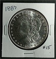 1887  Morgan Dollar  BU