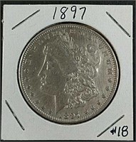 1897  Morgan Dollar  BU Details  Cleaned