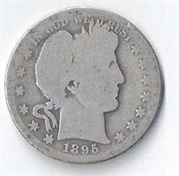 1895-O BARBER HALF DOLLAR