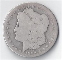 1895-S MORGAN SILVER DOLLAR