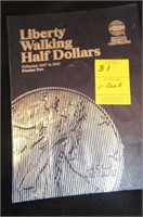 WALKING LIBERTY 1/2 DOLLARS; 1937-1947