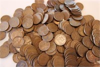 APPROX. 300 MIXED DATE WHEAT PENNIES