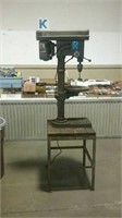Drill press with stand, works good