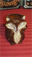 Ceramic Fox Vase