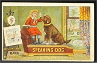 SPEAKING DOG TRADE CARD