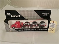 Melroe Bobcat Flat Bed Semi Tractor Trailer