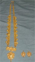 22 Karat Egyptian Revival Necklace.