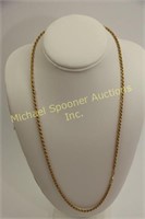 18K YELLOW GOLD ROPE NECKLACE - BIRKS