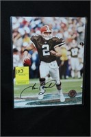 Tim Couch #2 Signed Photo 8"x10" COA by