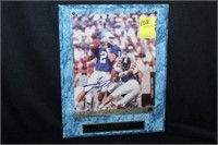 Tim Couch Signed Photo on Plaque COA by Proco