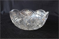 8" cut crystal bowl