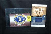 2pc Drew Brees Souvenir Patch and Jersey Card