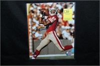 Jerry Rice Signed Photo 8"x10" COA by Star