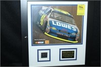 Jimmie Johnson Actual Piece of Race Tire from